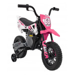 Elektrická motorka PANTONE 361C - ružová